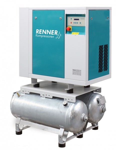 RENNER SCROLL-Kompressor SLD-S 4,5 mit 2 x 90 Liter Druckluftbehälter