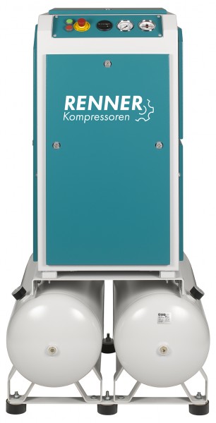 RENNER Schraubenkompressor RSDK-PRO 3,0 mit 2 x 90 Liter Druckluftbehälter