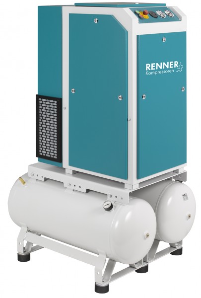 RENNER Schraubenkompressor RSD-PRO 3,0 mit 2 x 90 Liter Druckluftbehälter