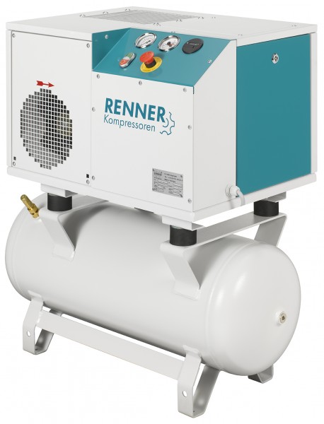 RENNER Schraubenkompressor RSD-B 2,2 mit 90 Liter Druckluftbehälter