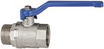 Kugelhahn »valve line«, Handhebel blau, MS vern., IG/AG, G 2